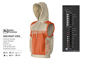 Hoodie Jacket Tank To Mockup, a Shirt Mockup by Nanggroe Scripting (Thumbnail 7 of 9)