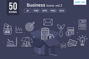 Business Line Vector Icons V2, an Outline Icon by Jumbo Icons (Thumbnail 1 of 5)
