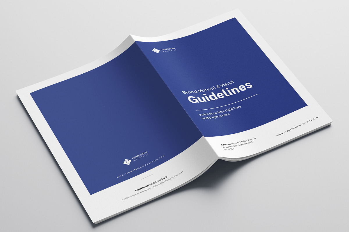 Branding template, Brand Style Guide, a Brochure Template by Niofix (Photo 4 of 6)