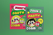 Kids Birthday Invitation, an Invitation Template by graphicook (Thumbnail 1 of 3)