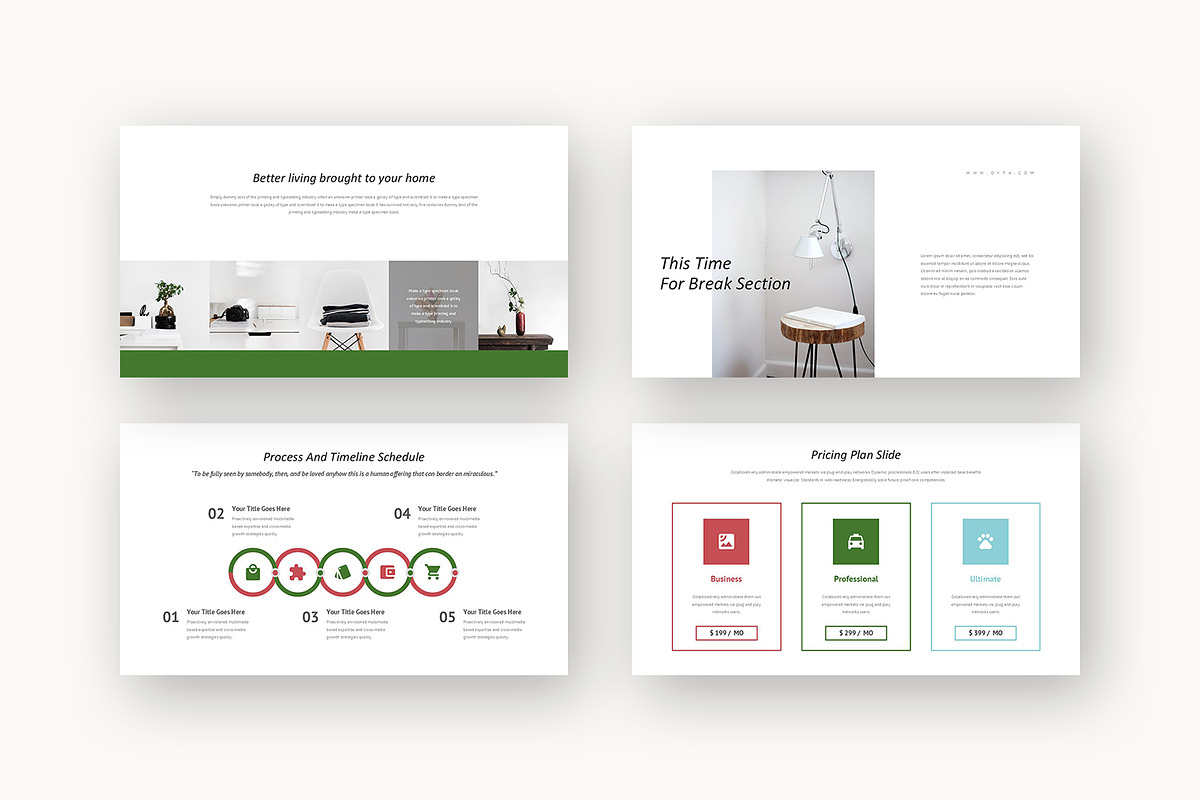 Oyta : Interior Design Powerpoint preview 7