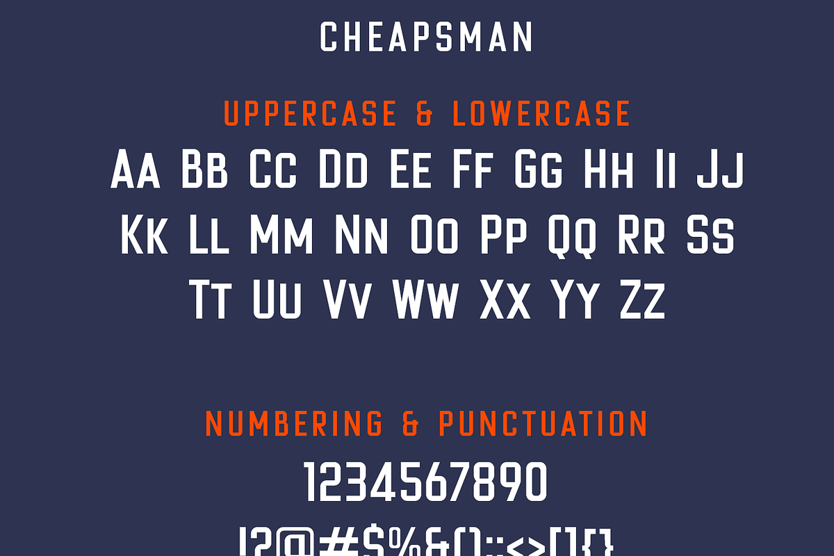 Cheapsman Sans Serif Display, a Sans Serif Font by Typetemp Studio (Photo 22 of 22)
