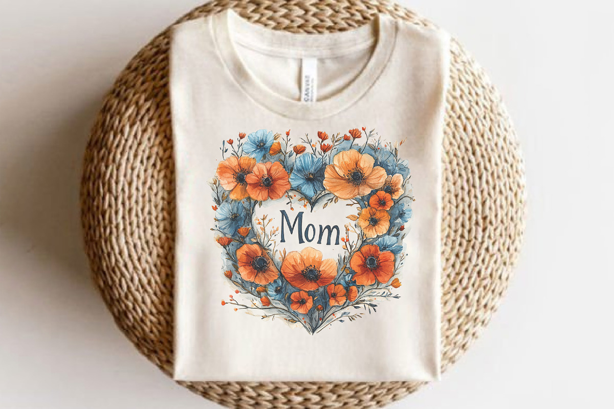 Doodle Mother's Day Watercolor Clipa, an Illustration by RobertsArt (Photo 3 of 7)