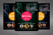 City Wide Revival Church Flyer, a Flyer Template by Graphic Templates (Thumbnail 1 of 4)