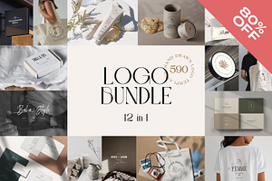 Modern Premade Logo Bundle