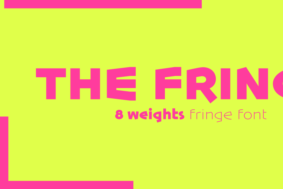 The Fringe, a Sans Serif Font by OS type (Photo 1 of 6)