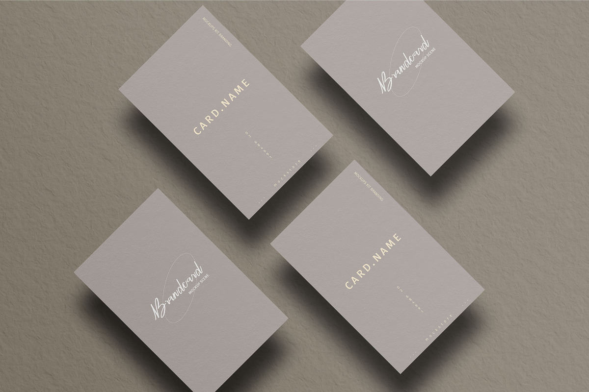 Business Card Mockup - Scene Creator, a Print Template by Mockstore