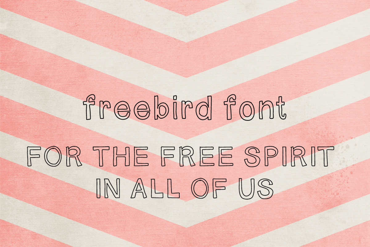 Freebird Font preview 4