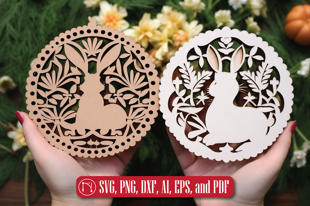 Easter Day Laser Cut SVG Bundle, a Graphic by NGISED (Photo 3 of 9)
