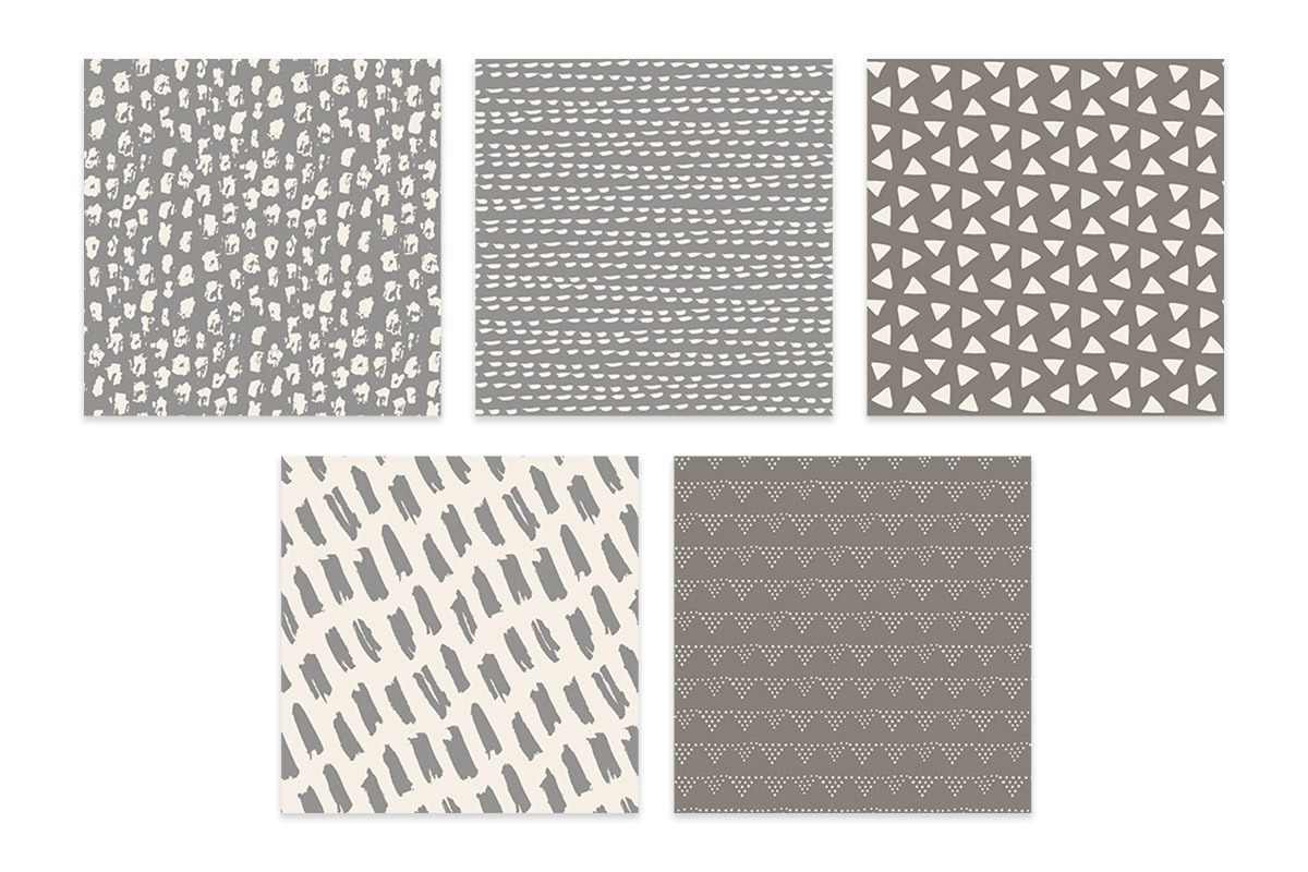 Inky Seamless Patterns Set, a Pattern Graphic by Jennadesigns (Photo 6 of 11)