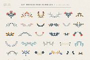 Folk Reflection | flora and fauna, a Decorative Illustration by Olia (Thumbnail 2 of 11)