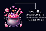 Pink Halloween Clipart. Cute Hallowe, an Illustration by Libby Wishes (Thumbnail 4 of 6)