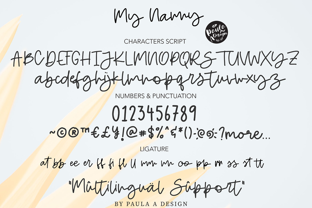 My Nanny | Chic Script Font, a Script Font by Artstudio