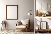 Neutral Interior Frame Mockup Canva, a Household Mockup by ARTOZEN DIGITAL (Thumbnail 14 of 15)