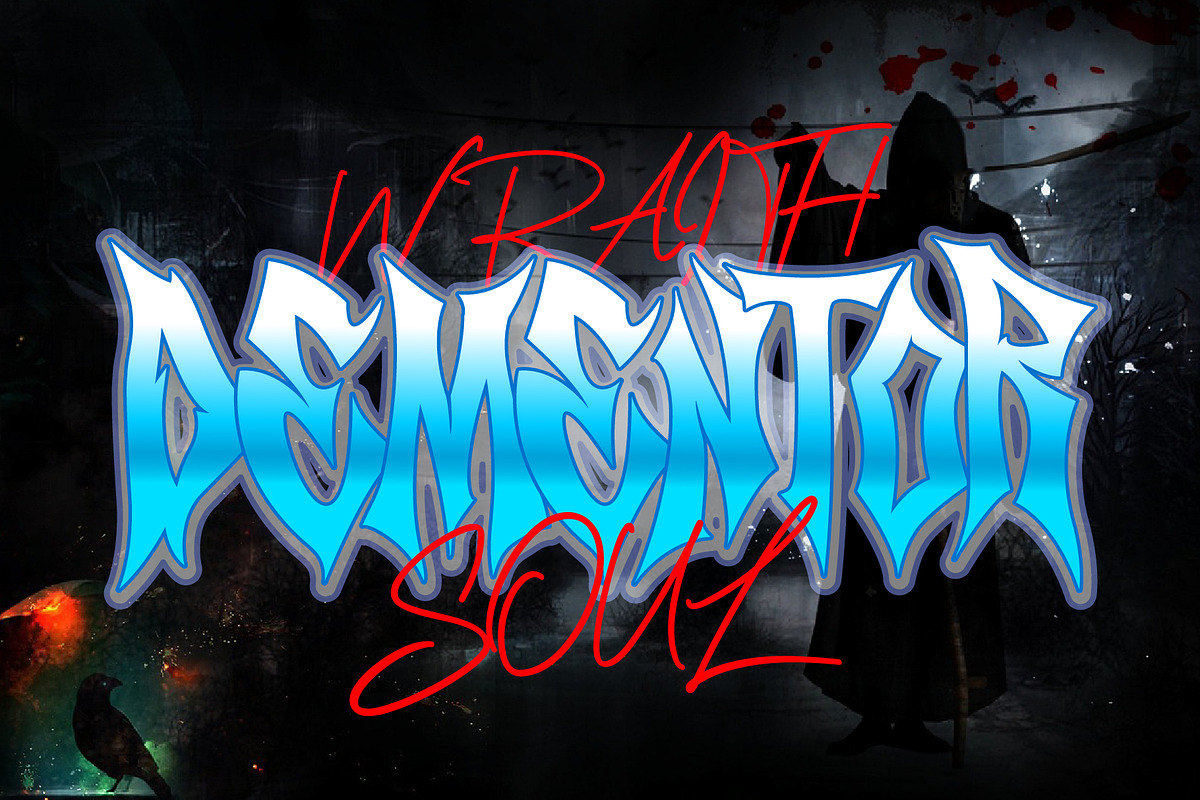 Necromancer Exorcist, a Blackletter Font by BBtypeStudios (Photo 7 of 9)