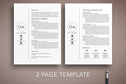 Modern Resume CV Template Mac + PC, a Resume Template by The Creative Resume (Thumbnail 2 of 8)