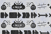 Alquitran Dingbats -50%, a Symbol Font by Rodrigo Typo (Thumbnail 3 of 4)