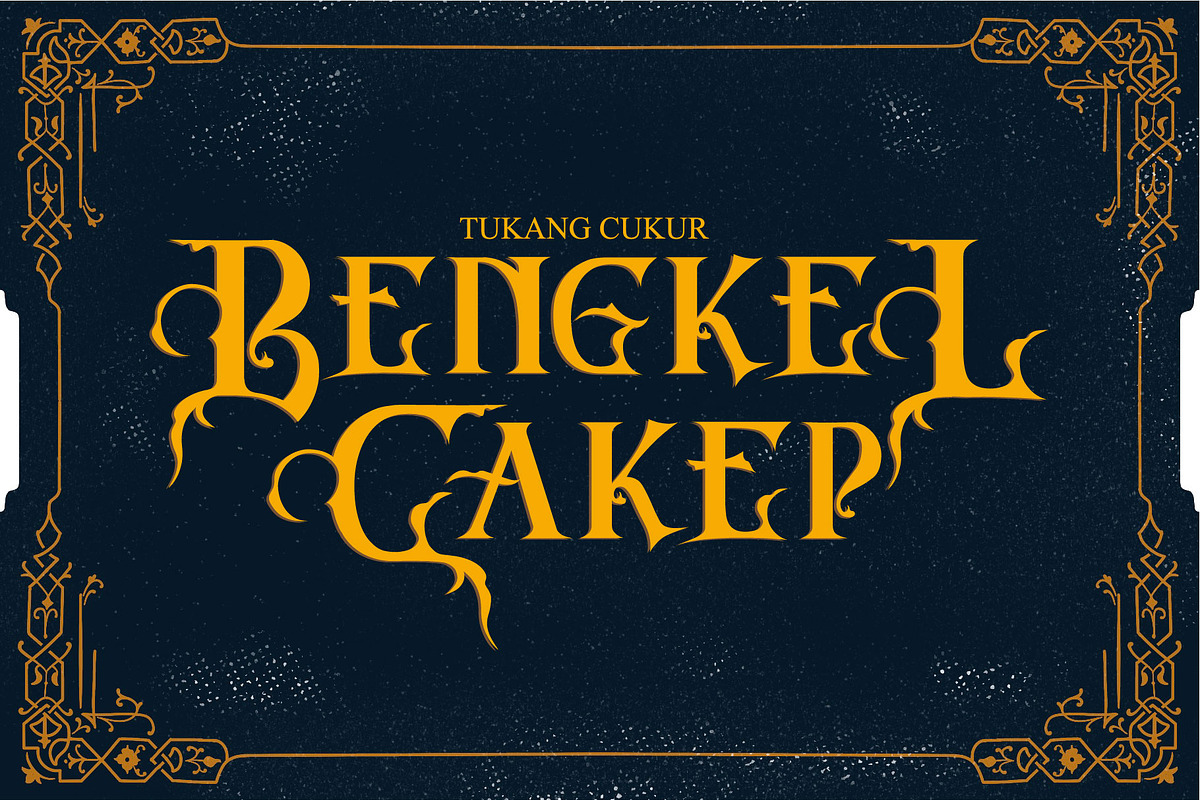 Barbar Shop - serif blackletter, a Blackletter Font by WAP (Photo 3 of 7)