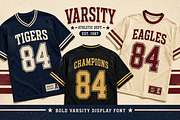Collegiate – Bold Varsity Font, a Script Font by Wow Magic (Thumbnail 3 of 5)