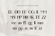 Fossia - Chic Modern Sans Display, a Sans Serif Font by Cloverons (Thumbnail 9 of 14)
