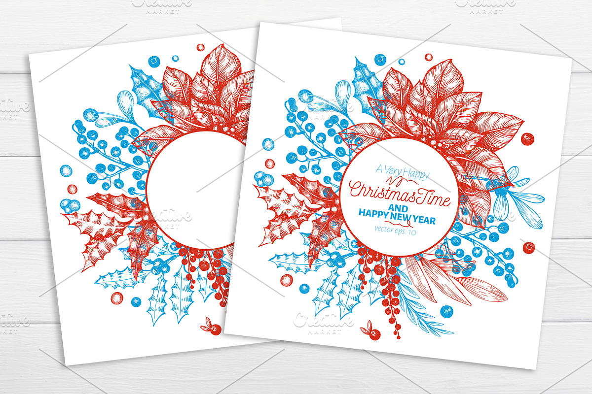 Christmas Vector Collection, a Decorative Illustration by Lubov Illustrations Shop (Photo 5 of 7)