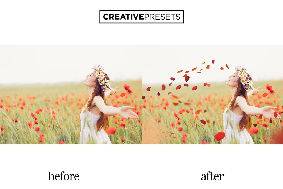 Wild Poppies Photo Overlays, a Layer Style Add-On by CreativePresets.com (Photo 8 of 12)