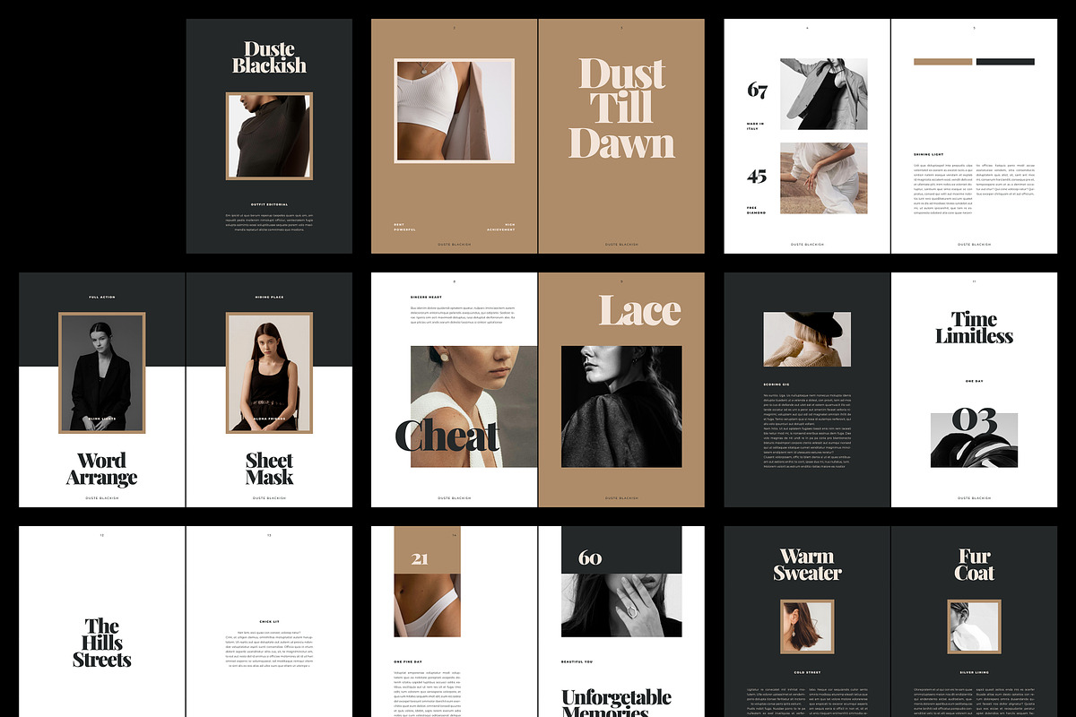 BLACKISH Editorial Lookbook, a Magazine Template by Arif Tri Ananta (Photo 14 of 14)