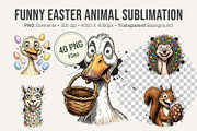 Funny Easter Animal Sublimation, an Illustration by Artnoy (Thumbnail 9 of 9)