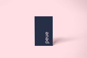 Peue Realsitic Business Card Mockup