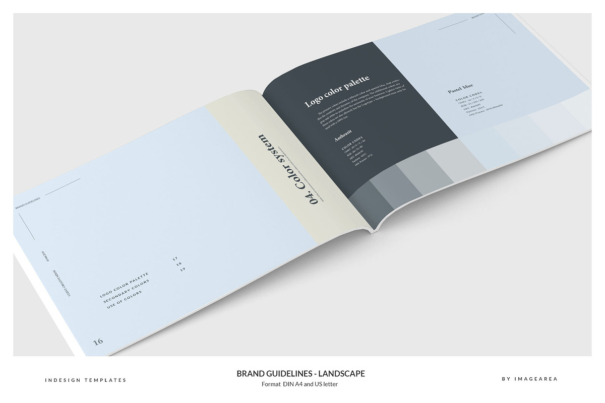 Brand Guidelines - Landscape, a Brochure Template by Imagination Area (Photo 8 of 13)