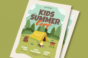 Kids Summer Camp Flyer