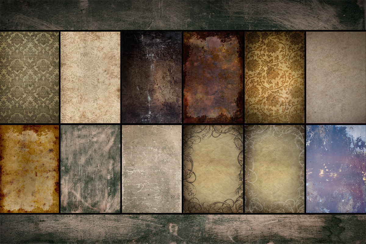 Vintage Textures & Overlays preview 3