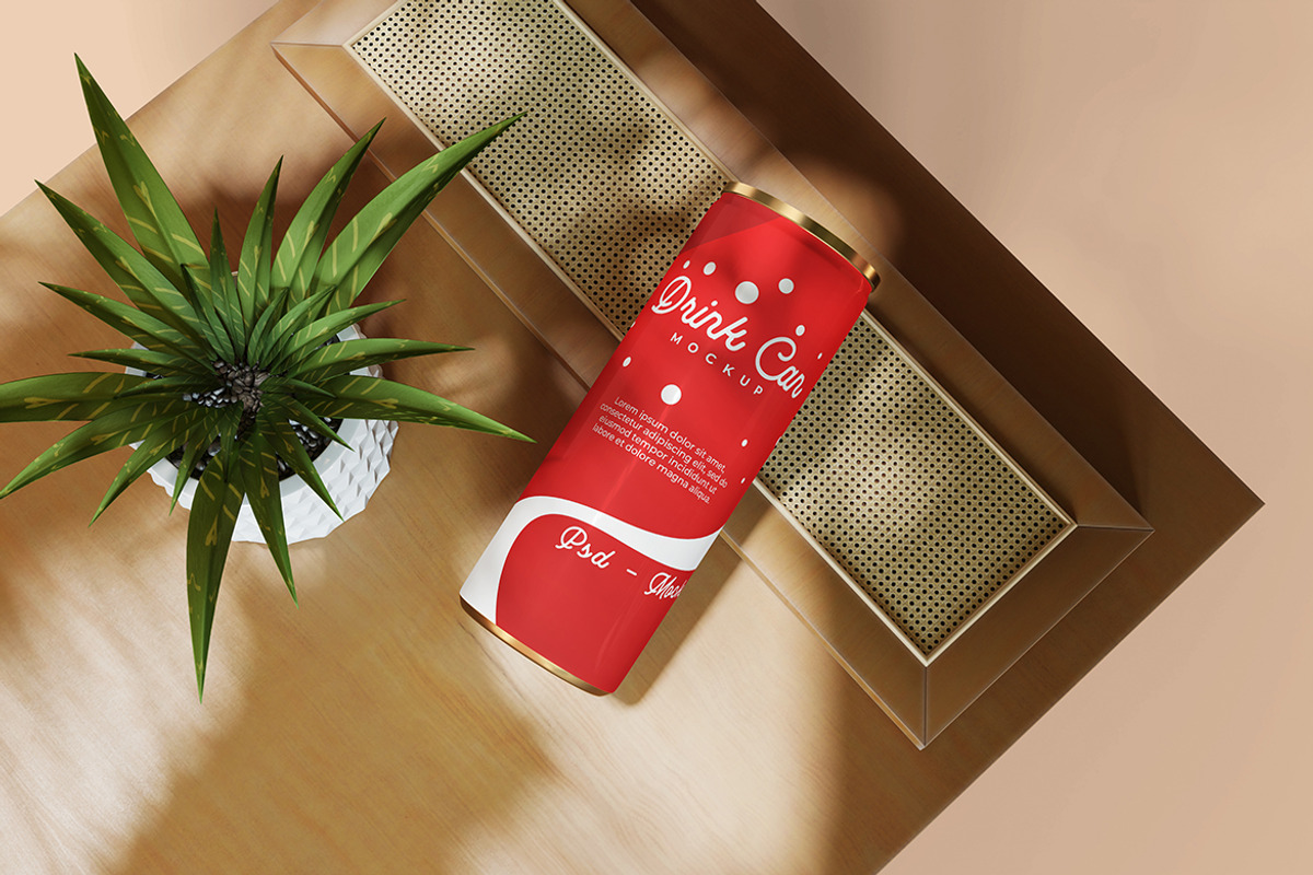 Soda Can Mockup, a Product Mockup by MrLetters (Photo 4 of 5)
