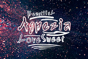 Agnezia - 5 Font styles, a Script Font by Gblack Id (Thumbnail 3 of 7)