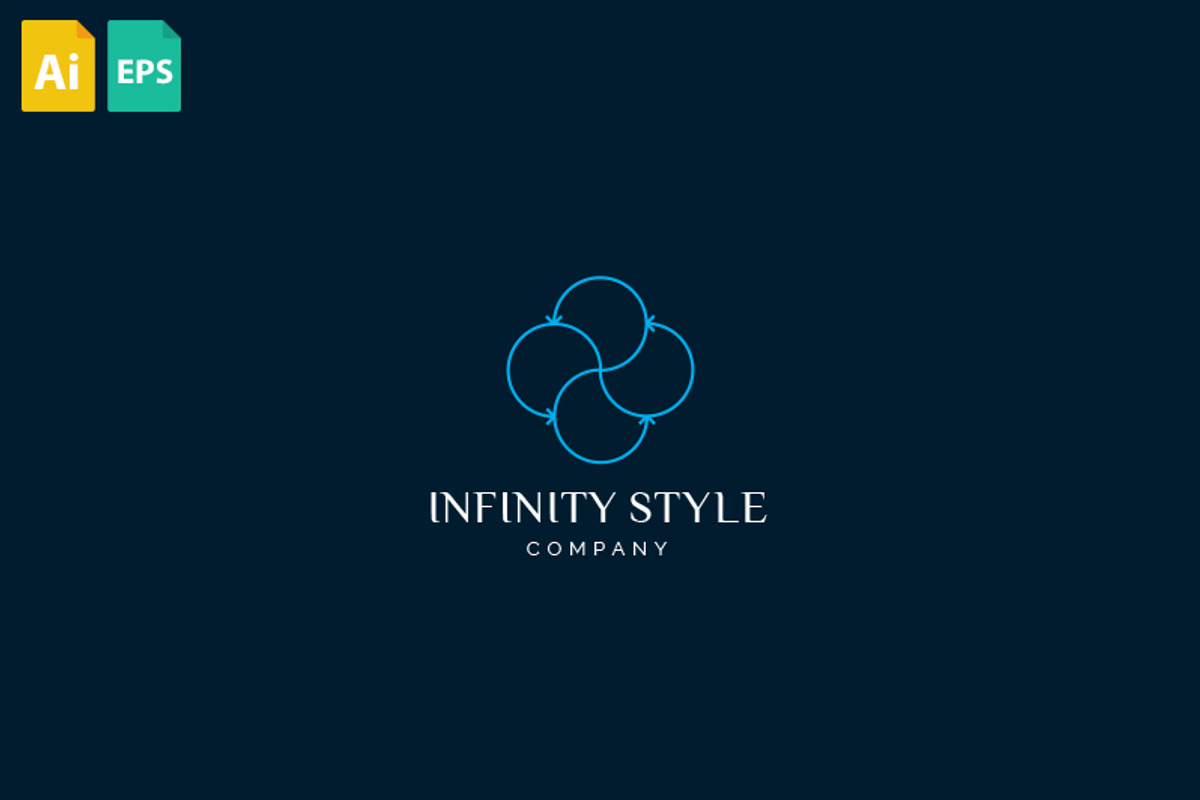 Infinity Style Logo, a Branding & Logo Template by Schneider Design Store (Photo 1 of 2)