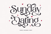Paris Avenue - Modern Display Serif, a Serif Font by Prioritype Co (Thumbnail 3 of 9)