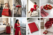 100 Red Aesthetic Stock Photos, a Person Photo by Selenique Studio (Thumbnail 12 of 12)