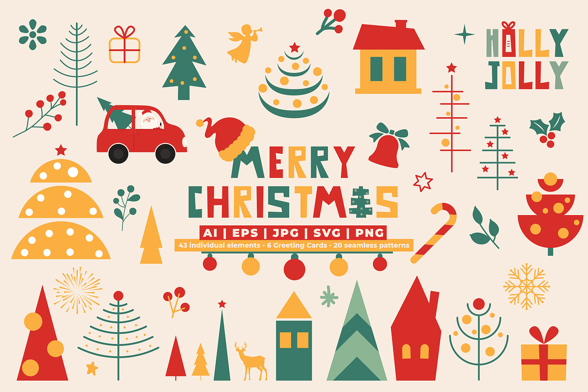 COZY Merry Christmas Bundle, a Decorative Illustration by Ninos Mandala (Photo 1 of 9)