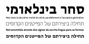 Lisboa Sans Hebrew, a Sans Serif Font by Vanarchiv (Thumbnail 2 of 7)