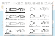 Pitt Inked Brushes DM4, a Brush Add-On by Pitt's Hand (Thumbnail 2 of 3)