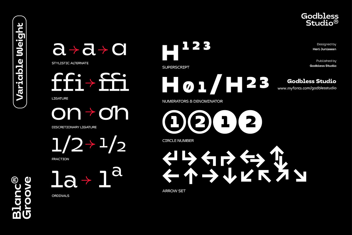 Blanc Groove, a Sans Serif Font by Godbless Studio (Photo 14 of 15)