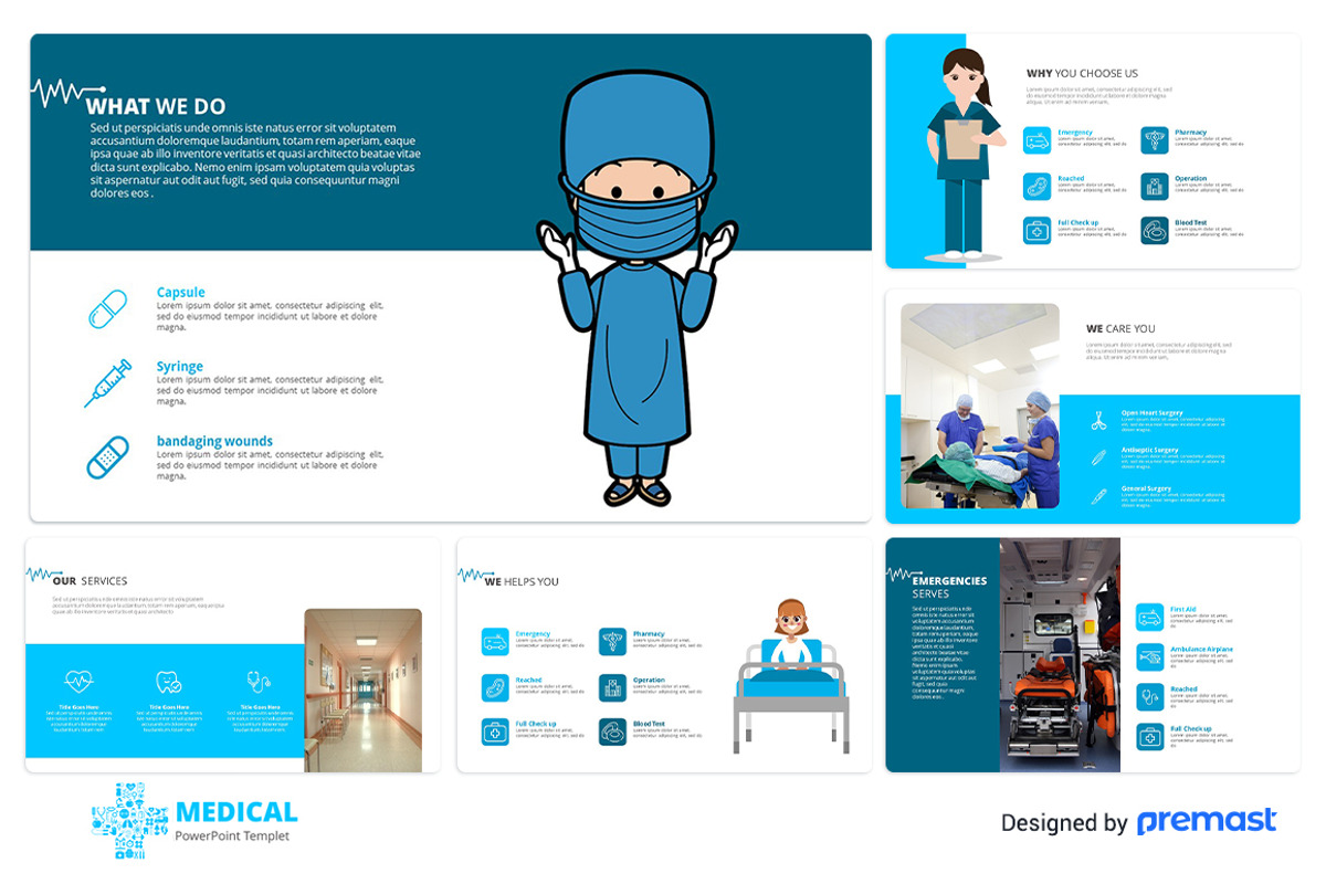 Medical Presentation template, a Presentation Template by Premast (Photo 10 of 19)