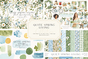 Quite Spring Living Collection, a Seasonal Illustration by PeDe Designs (Thumbnail 1 of 27)