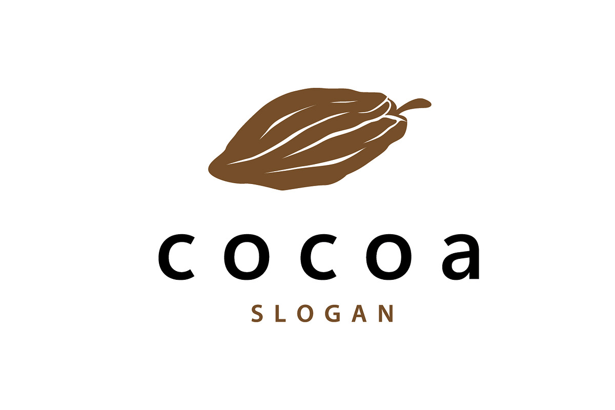 Cocoa Bean Design Chocolate Bean, a Branding & Logo Template by Maylianaw28 (Photo 1 of 2)