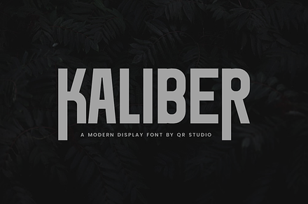 Kaliber, a Sans Serif Font by QR Design Studio
