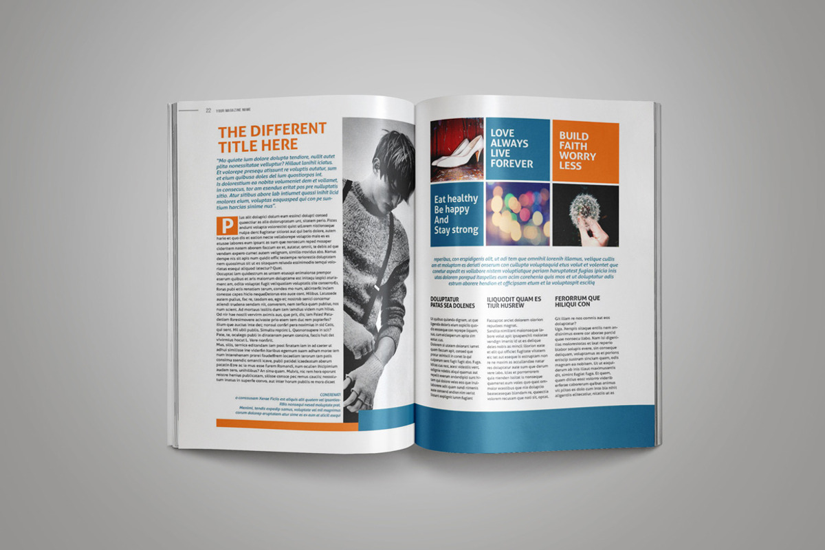 InDesign Magazine Template, a Magazine Template by Indotitas (Photo 11 of 11)