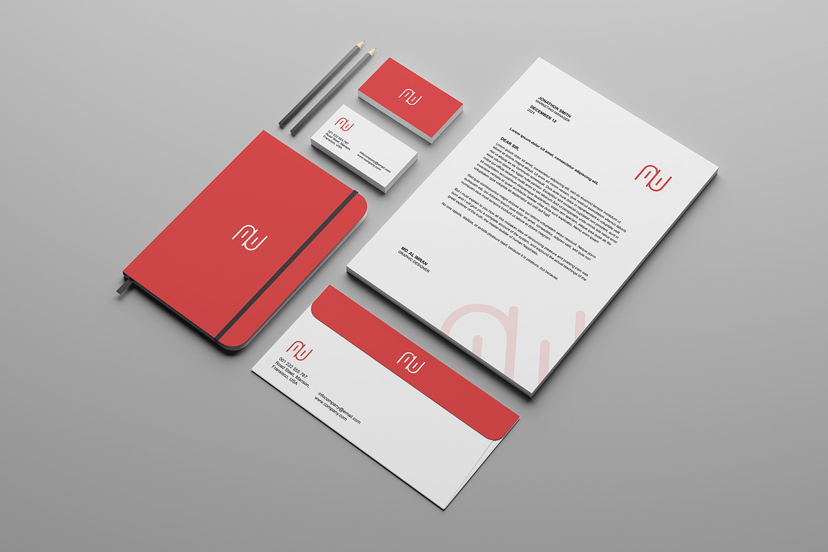 Stationary Mockups, a Packaging Mockup by alimran24 (Photo 2 of 12)