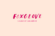 Foxglove SVG Font, a Font by Sam Parrett (Thumbnail 1 of 11)