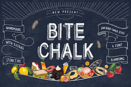 BiteChalk Typeface, a Sans Serif Font by StoricType