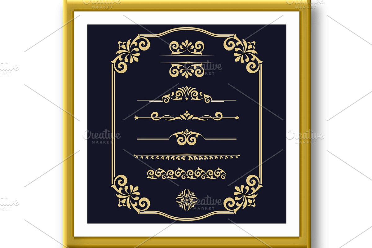 Vintage set. Floral elements for, a Texture Graphic by RODINA (Photo 2 of 3)